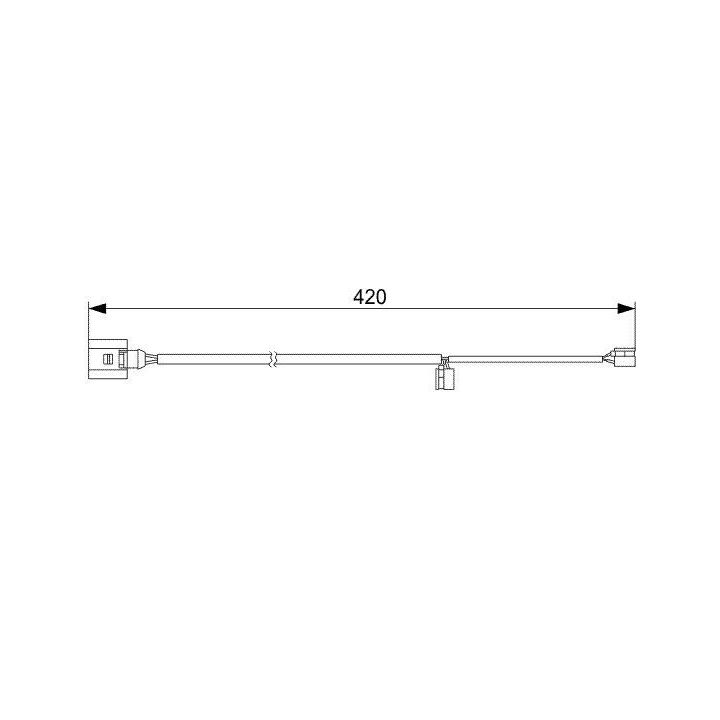 Fren Balatası İkaz Kablosu 420 Mm Q7 Ve Touareg (2004-2015) - Bosch 1987473012