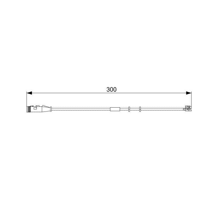 Fren Balatası İkaz Kablosu 300 Mm Opel Astra Ve Zafira (2004-2010) - Bosch 1987473033