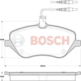 Ön Fren Balatası Citroen C5 - Bosch 0986TB2880