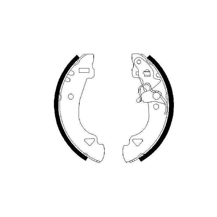 Pabuçlu Fren Balatası Fiat Panda Uno Lancia Y (1992-2003) - Bosch 0986487331