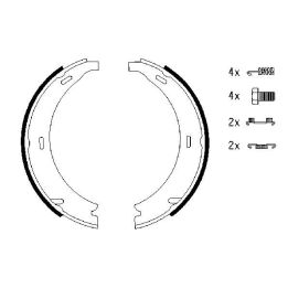 Arka Park Freni Pabuç Balatası Mercedes W201 W124 W202 W203 - Bosch 0986487543
