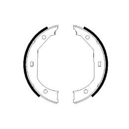 Pabuçlu Fren Balatası (180x20 mm) BMW 320d 528i 530i İçin (1995-2012) - Bosch 0986487607