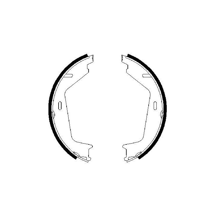 El Fren Balatası Volvo S60 S80 V70 XC70 XC90 İçin (1997-2006) - Bosch 0986487623
