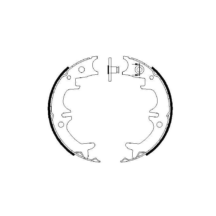 Pabuçlu Fren Balatası 170x32mm Toyota Avensis (1997-2003) - Bosch 0986487680