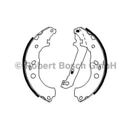Pabuçlu Fren Balatası Ford Focus II 1.6 TDCI (2007-) - Bosch 0986487696