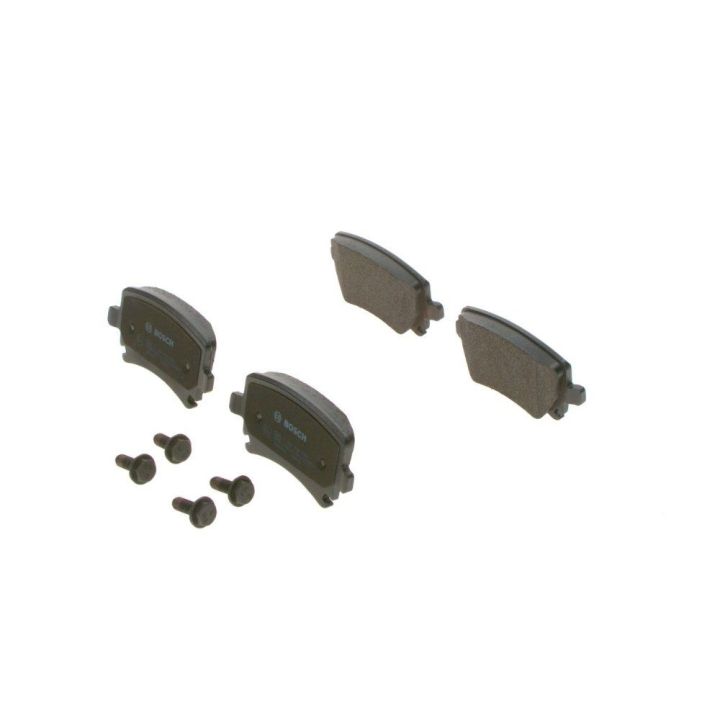 Arka Disk Fren Balatası Audi A3 A4 VW Golf Jetta Skoda Octavia İçin (2003-) - Bosch 0986494053