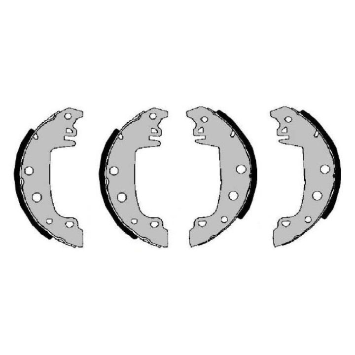 Arka Pabuç Fren Balatası Renault 12 Citroen C15 İçin (Yapıştırma) - Bosch F026004546