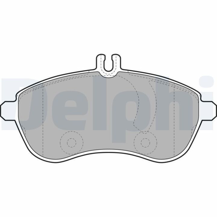 Ön Fren Balatası (146 MM) Mercedes W204 S204 W212 A207 C207 S212 R172 İçin (2007-) - DELPHİ LP2028
