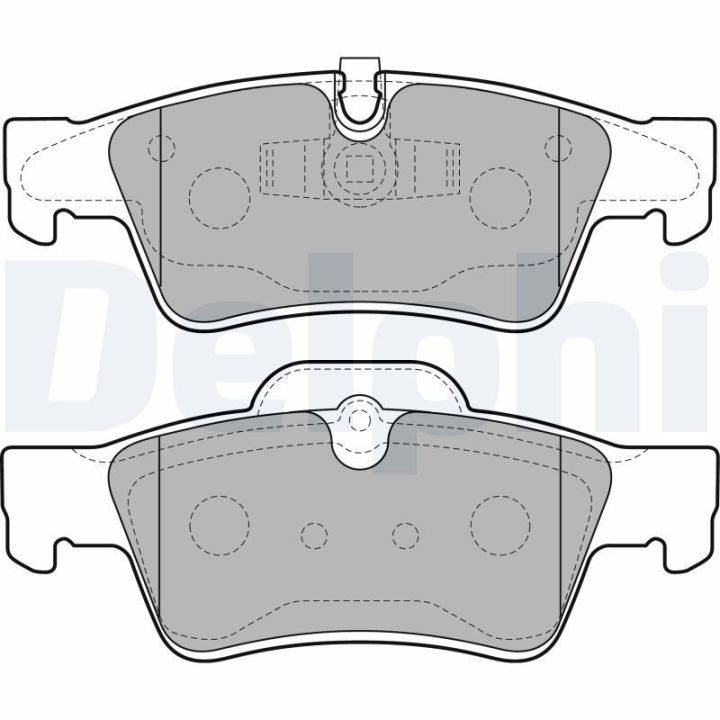 Arka Fren Balatası 141.5mm Mercedes W164 M Serisi (2006-) - DELPHİ LP2124