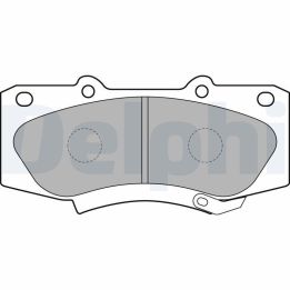 Ön Fren Balatası 143.2mm Toyota Hilux III (2007-) - DELPHİ LP2244