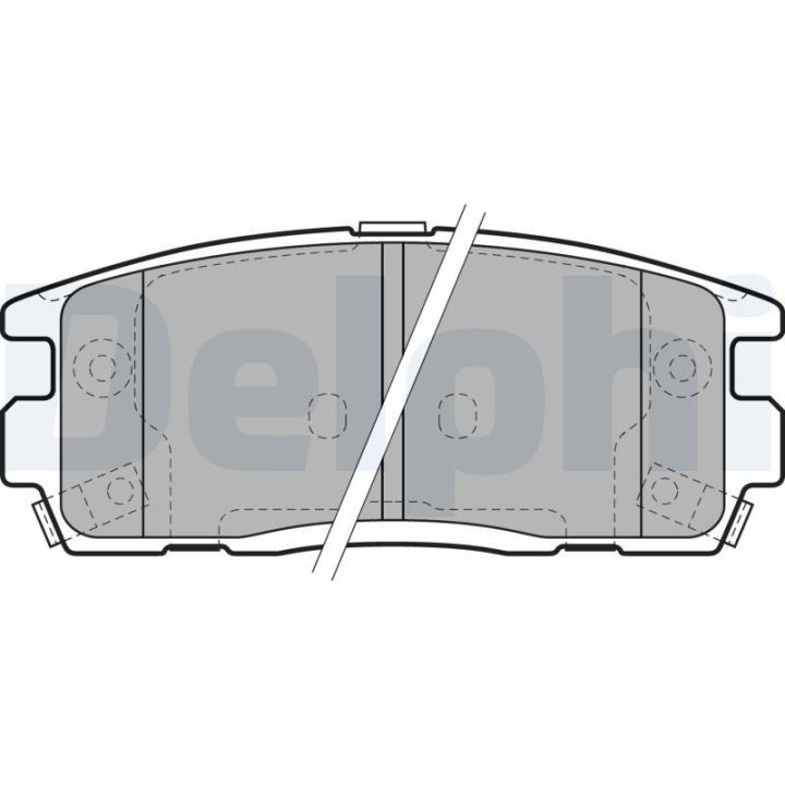 Arka Fren Balatası Chevrolet Captiva Opel Antara İçin (2006-) - Delphi LP1988