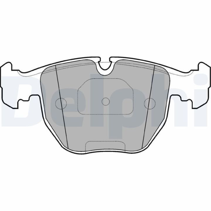 Ön Disk Fren Balatası Bmw E39 E38 E53 5 7 Serisi X5 - DELPHİ LP1003