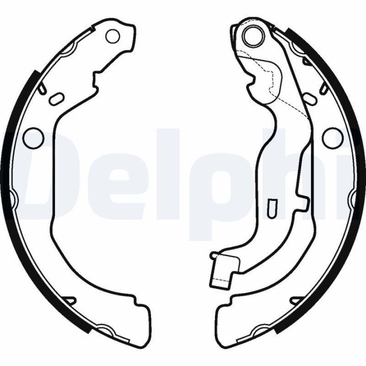 Arka Pabuçlu Balata Dacia Duster 1.5 Dci 1.2 Tce 1.6 Lpg (2010-) - Delphi LS2127