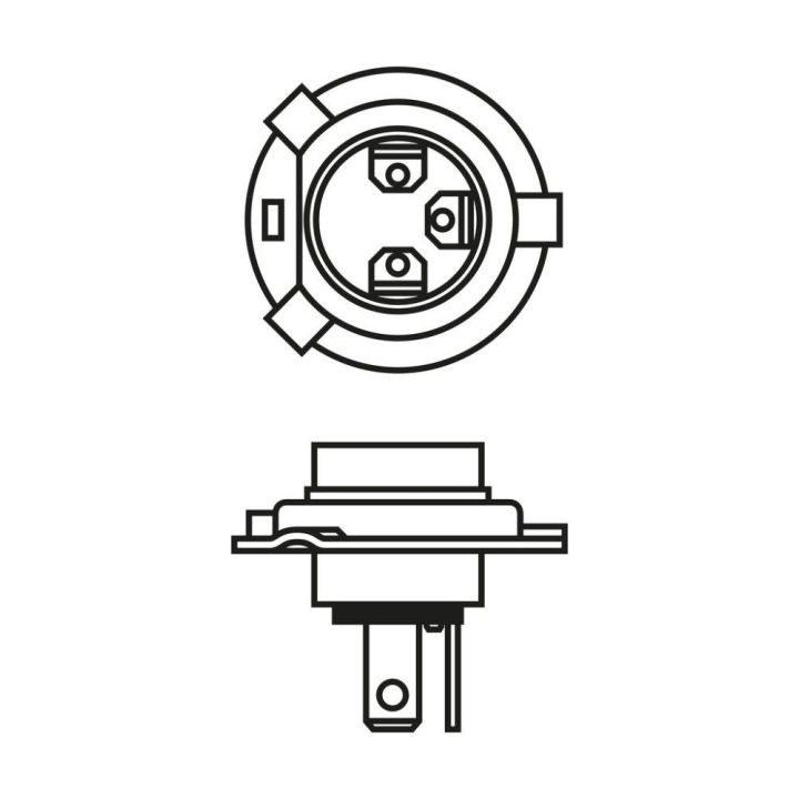 AMPUL - PLUS 120 GIGALIGHT - H4 - 12 V - 60/55 W - P43T