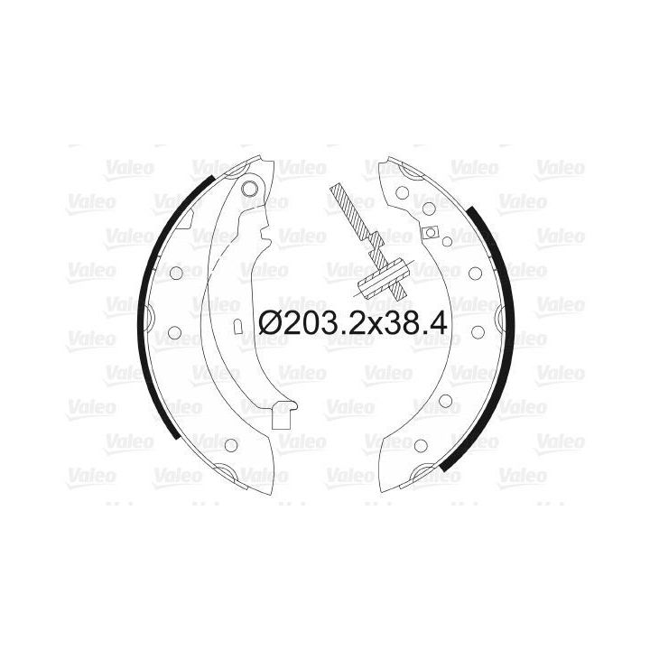 Arka Kampana Fren Balatası Renault Clio 1.5 DCI Peugeot 306 Citroen Saxo İçin - VALEO 562581