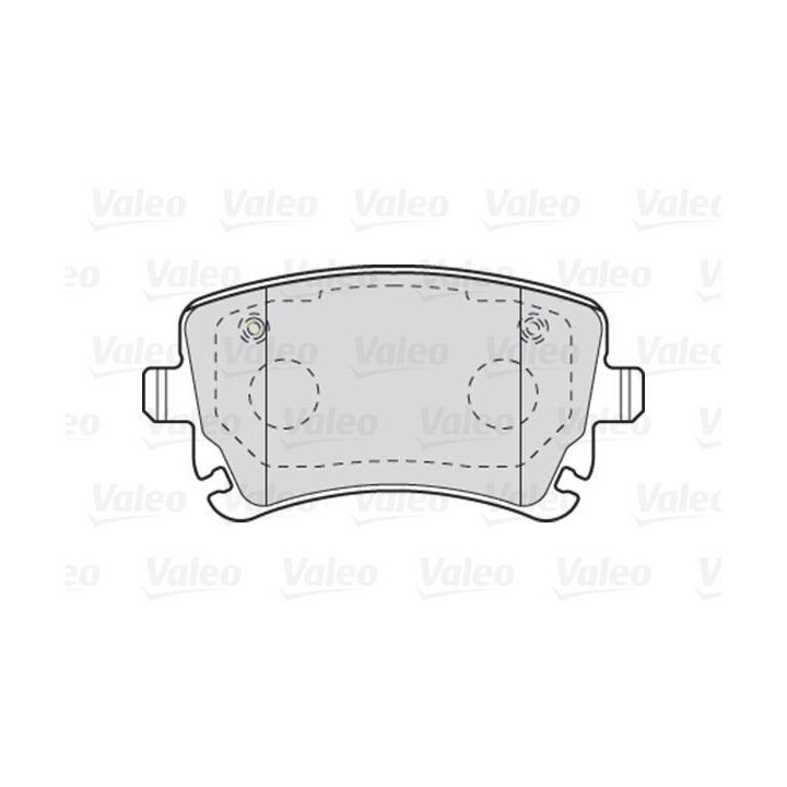 Arka Disk Fren Balatası Audi Volkswagen A4 A6 A8 Phaeton İçin (2003-) - VALEO 670004