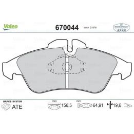Mercedes Sprinter Vito VW LT Ön Fren Balatası (1996-2006) - VALEO 670044