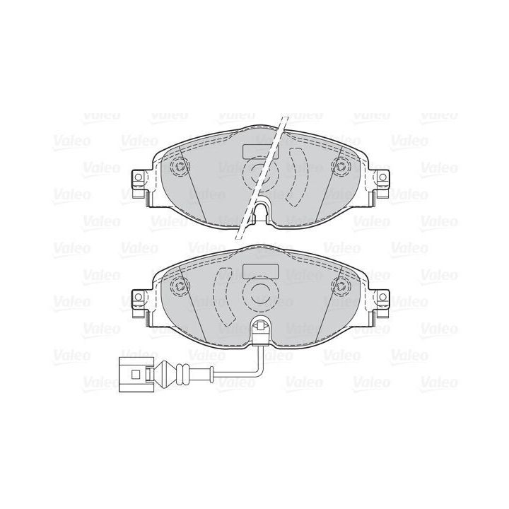 Ön Disk Fren Balatası Volkswagen Golf VII Audi A3 (2012-) - Valeo 670328