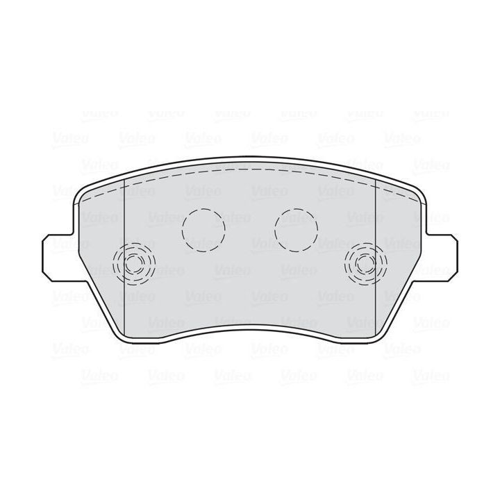 Ön Disk Balatası Nissan Micra Renault Clio III Modus İçin (2003-) - VALEO 670641
