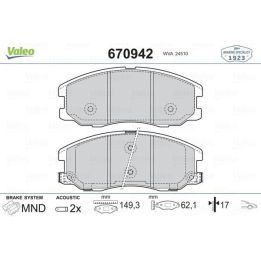 Opel Antara Ve Chevrolet Captiva İçin Ön Disk Balatası (2006-) - VALEO 670942
