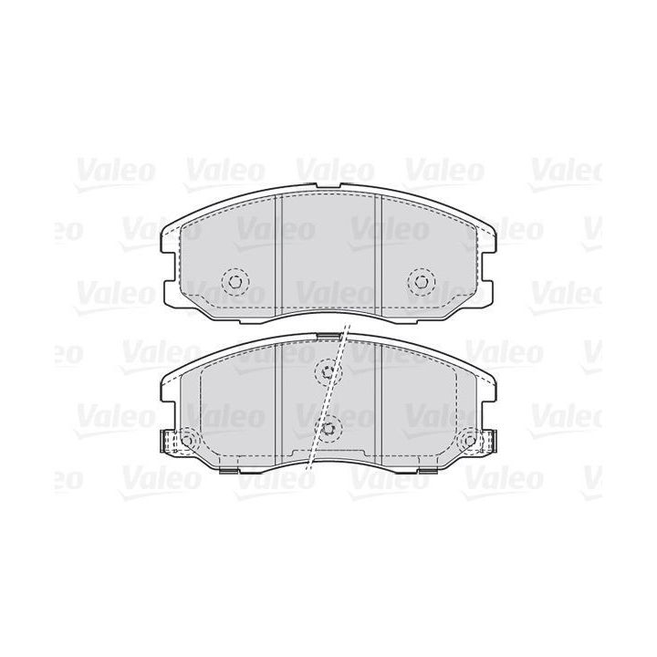 Opel Antara Ve Chevrolet Captiva İçin Ön Disk Balatası (2006-) - VALEO 670942