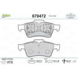 Arka Disk Fren Balatası Ford Focus C-Max Transit Connect Renault Megane Opel Vectra C Nissan Primera - VALEO 670472