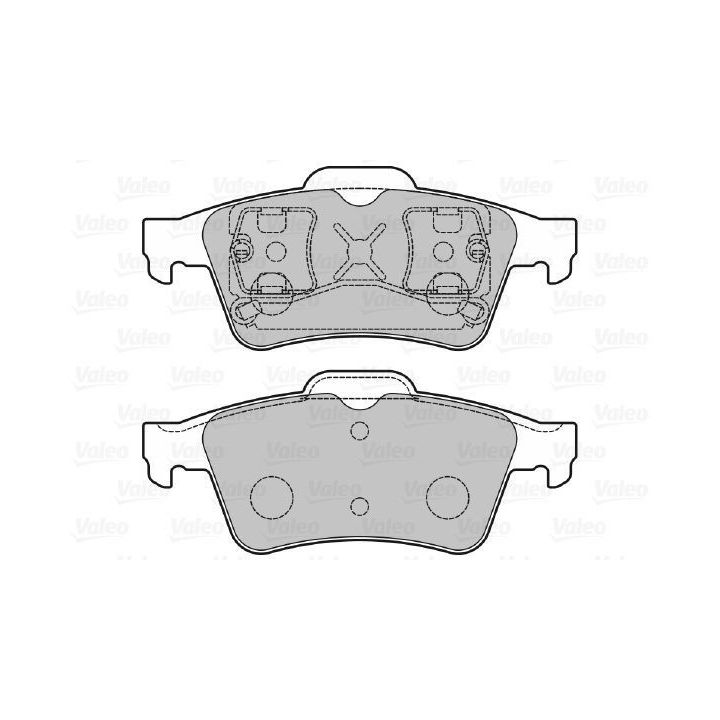 Arka Disk Fren Balatası Ford Focus C-Max Transit Connect Renault Megane Opel Vectra C Nissan Primera - VALEO 670472
