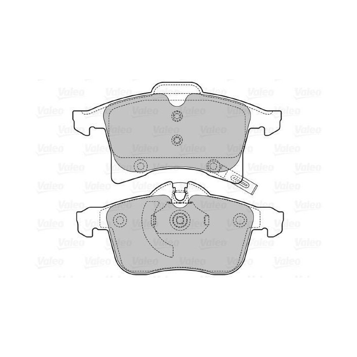 Ön Disk Fren Balatası Opel Astra H Meriva Zafira Corsa Combo Adam (2003-) - VALEO 670860