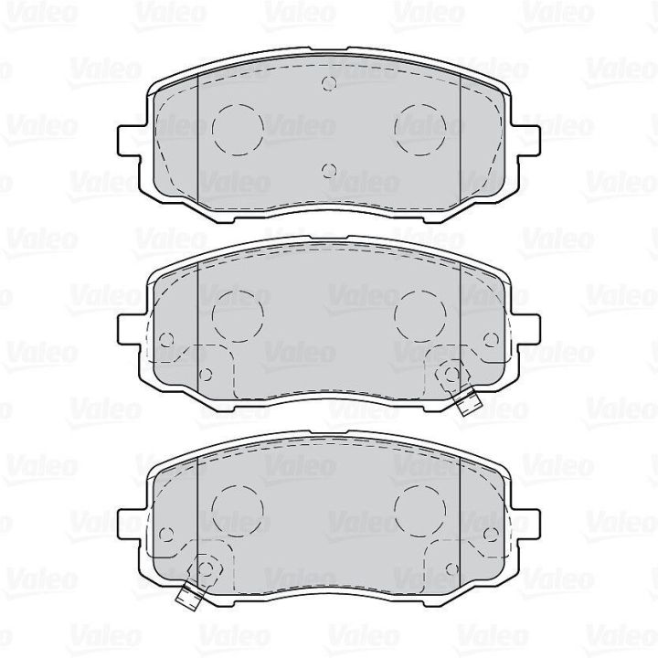 Ön Disk Fren Balatası Hyundai i20, i10 ve Picanto İçin (2004-2015) - VALEO 670206