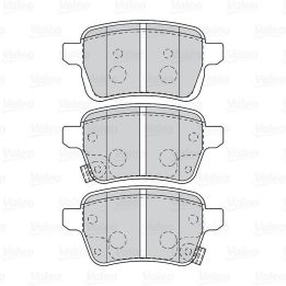 Arka Disk Fren Balatası Fiat 500L Egea İçin (2012-) - VALEO 670399