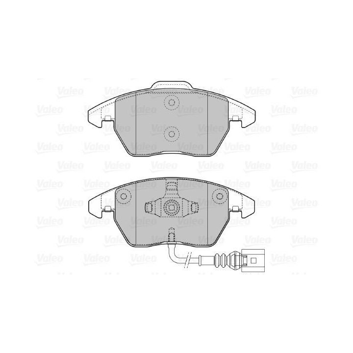 Ön Disk Fren Balatası VW Beetle Caddy III Golf Jetta Passat Polo V Scirocco İçin (2004-) - VALEO 670635