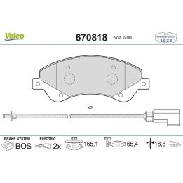 Ön Disk Fren Balatası Ford Transit ve Transit Tourneo İçin (2006-) - VALEO 670818