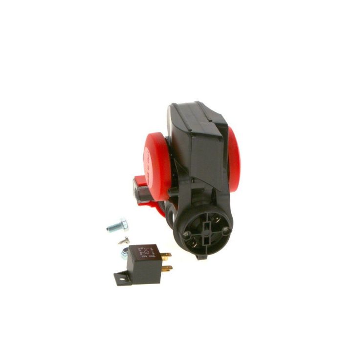 Ferrari Tipi Kompresörlü Çift Tonlu Röleli Korna 12V 240W - BOSCH 0986320400