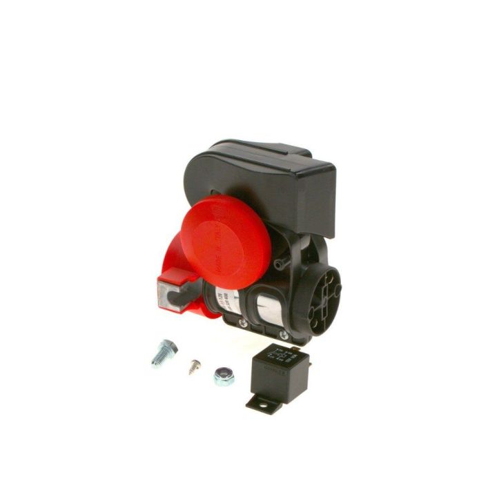 Ferrari Tipi Kompresörlü Çift Tonlu Röleli Korna 12V 240W - BOSCH 0986320400