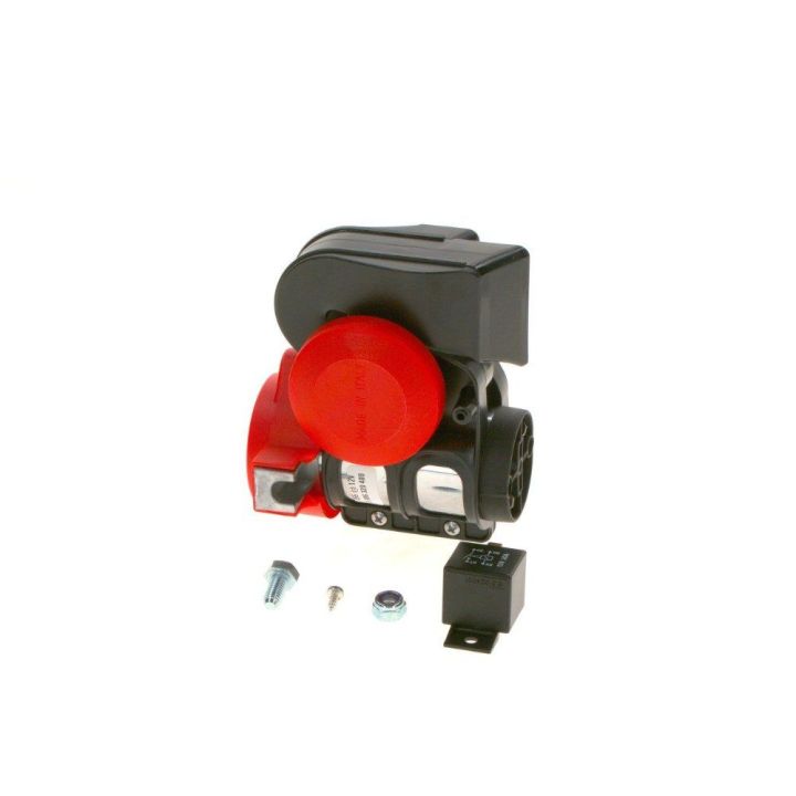 Ferrari Tipi Kompresörlü Çift Tonlu Röleli Korna 12V 240W - BOSCH 0986320400