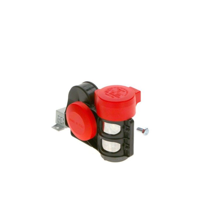 Ferrari Tipi Kompresörlü Çift Tonlu Röleli Korna 24V 520-660 HZ 115DB  - BOSCH 0986320401