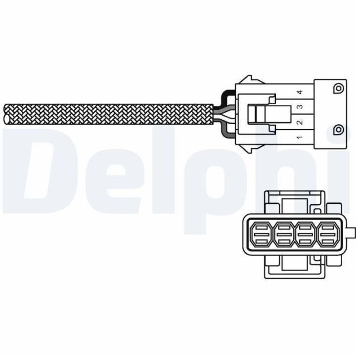 Oksijen Sensörü Peugeot 206, 207, 307 Picasso Citroen C2, C3, C4 - Delphi ES10795-12B1