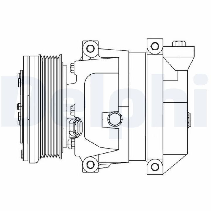 Klima Kompresörü Chevrolet Aveo 1.2 1.4 Hatchback Sedan (2004-2008) - Delphi CS10095-12B1