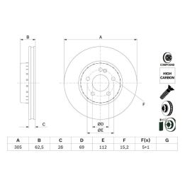 Fren Diski - BOSCH 0986479H46
