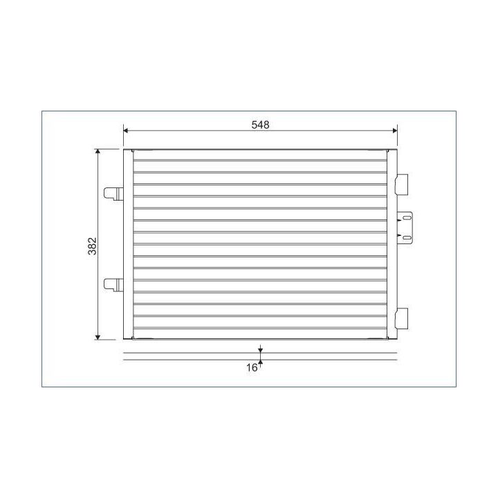 Kondenser Renault Clio II - VALEO 817602