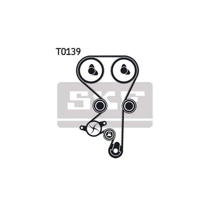 Triger Kayış Seti (162 Diş) Opel Astra G 1.4-1.6-1.8 16V İçin - SKF VKMA05152