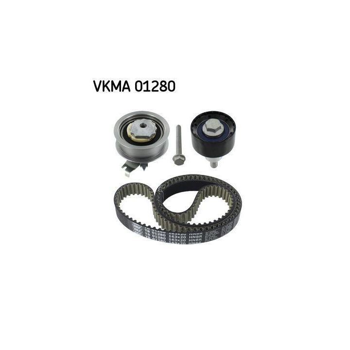 Triger Kayış Seti (165 Diş) Audi VW A1-A4 Q2-Q3 Caddy-Golf-Passat-Polo-Touran 1.0-1.4 TFSI (2011-) - SKF VKMA01280