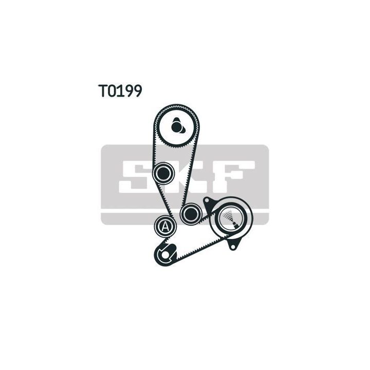 Triger Kayış Seti (178 Diş) Fiat Ducato 2.3 D İçin (2002-) - SKF VKMA02390