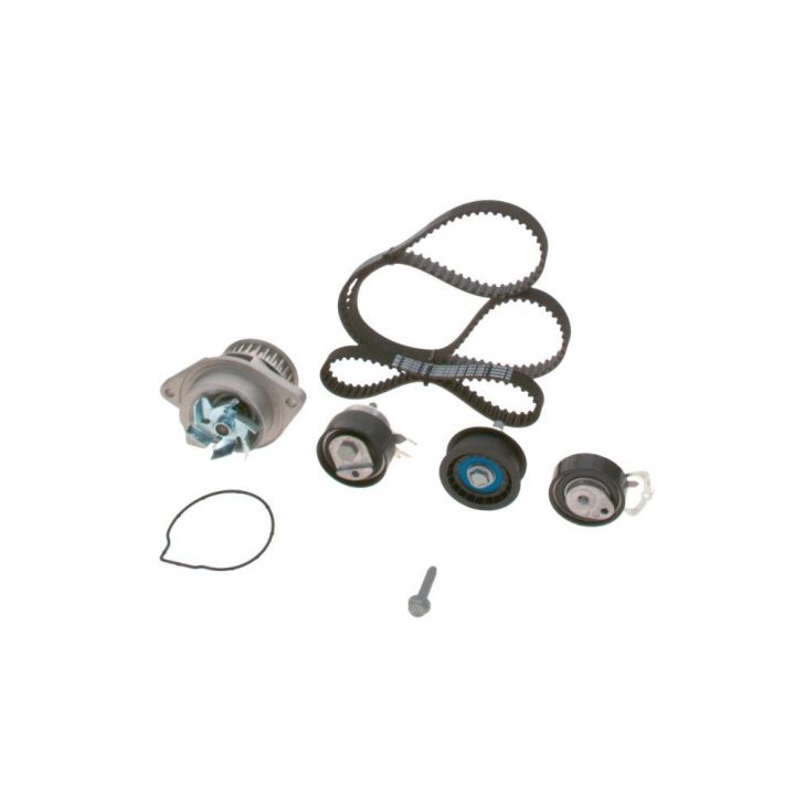 Triger Seti Devirdaimli 3 Rulmanlı Çift Kayış Audi Seat Skoda VW BCB Motor İçin - BOSCH 1987946907