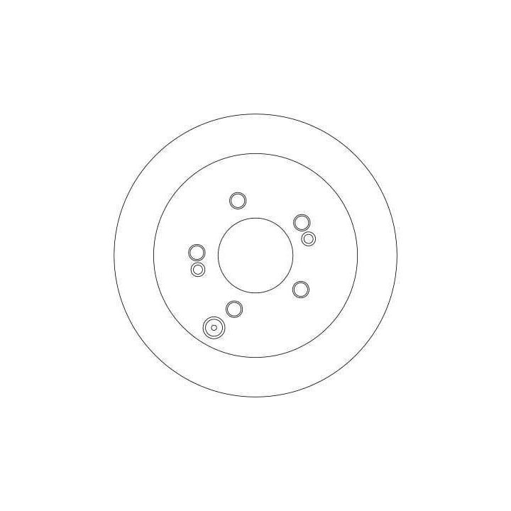 TRW Takım - Fren Disk Arka I Kia Santafe 01+ Tucson 04+ Sportage 04+ Trajet 00-284mm