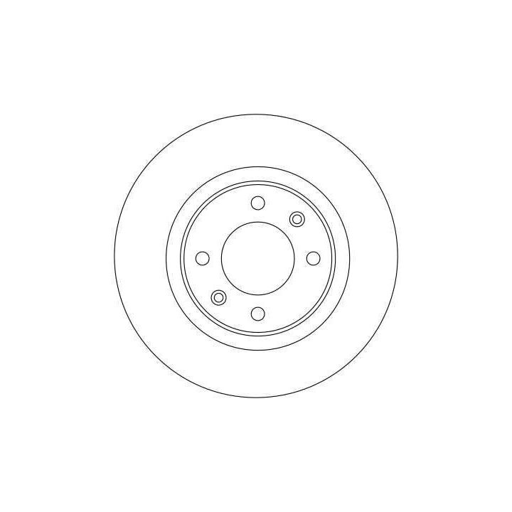 TRW Fren Disk Arka I Citroen: C5 I (dc), C5 I Break (de), C5 II (rc), C5 II Break (re) 2001-2009