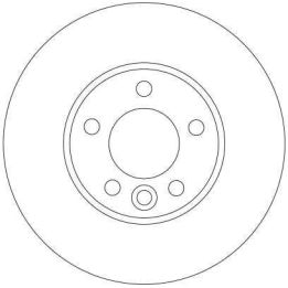 TRW Fren Diski Ön Havalı 333mm 17jant Transporter V T5 Multivan V 03-+