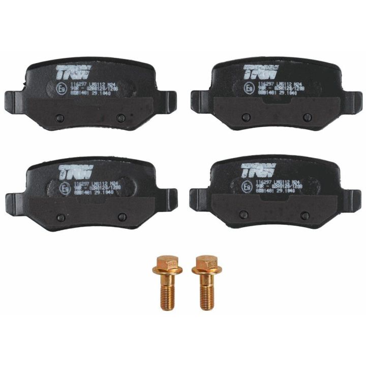 TRW Disk Balata Arka Mercedes-Benz: A-class (w168), A-class (w169), B-class (w245), Vaneo (414) 2000-2014