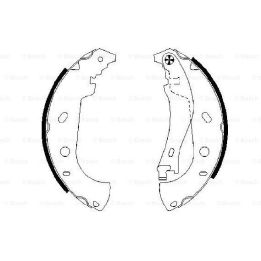 Pabuçlu Fren Balatası Marea 1.9 JTD Multipla 1.6 1.9 JTD İçin (2000-2010) - BOSCH 0986487559