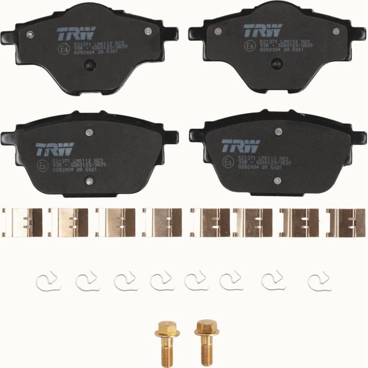 Arka Fren Balatası Peugeot 3008 308 5008 508 Citroen C4 Grand Picasso C5 Aircross DS7 Grandland X İçin (2013-) - TRW GDB2034